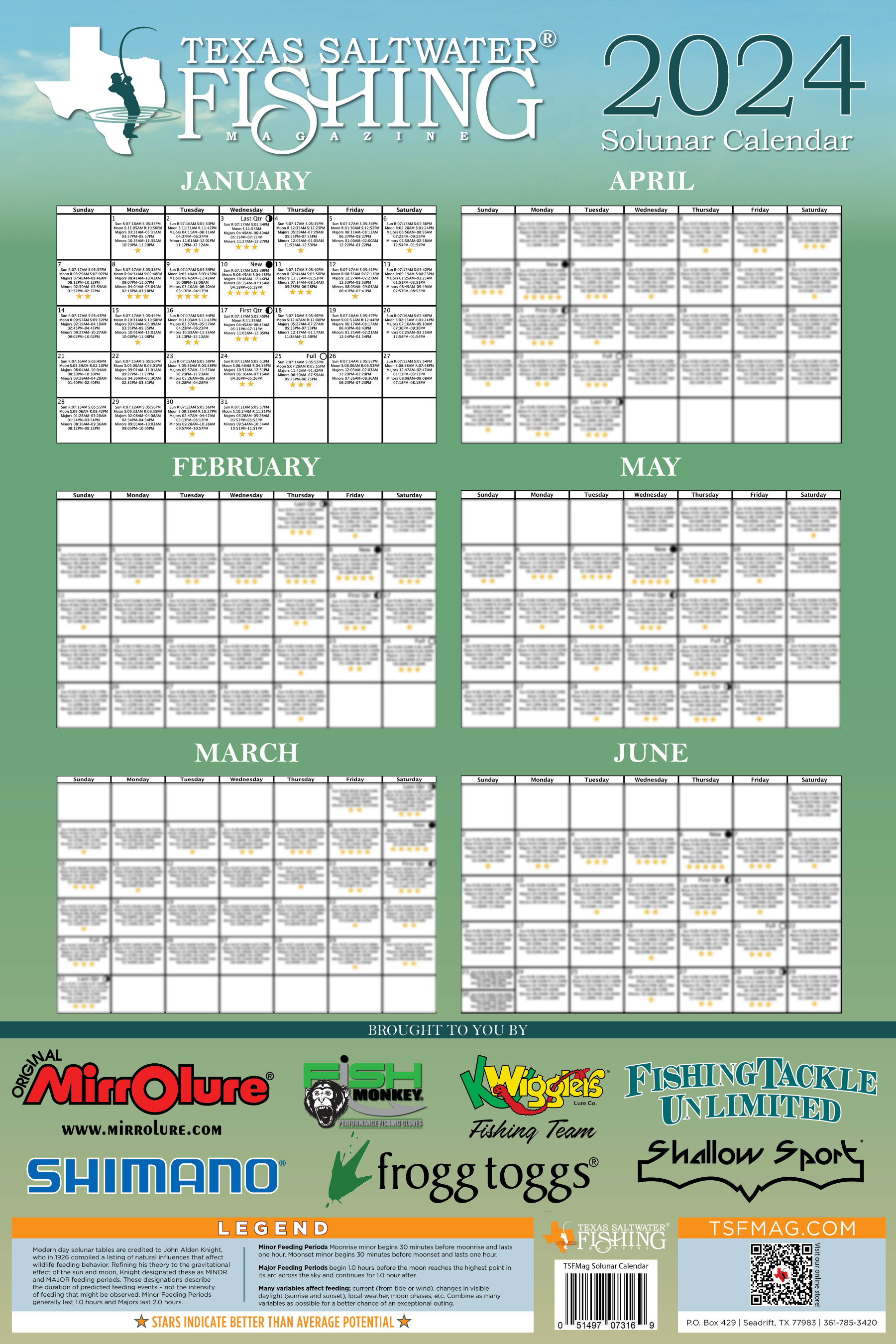 Lunar Fishing Calendar 2024 Download Belle Cathrin