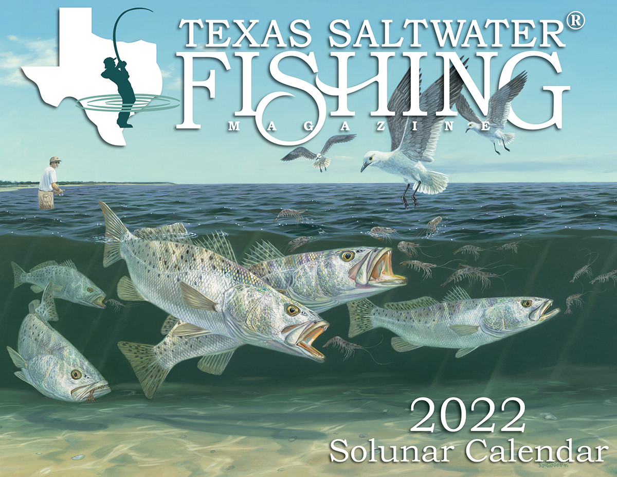 Solunar Fishing Calendar 2022 2022 Solunar Desk Calendar - Texas Saltwater Fishing Magazine
